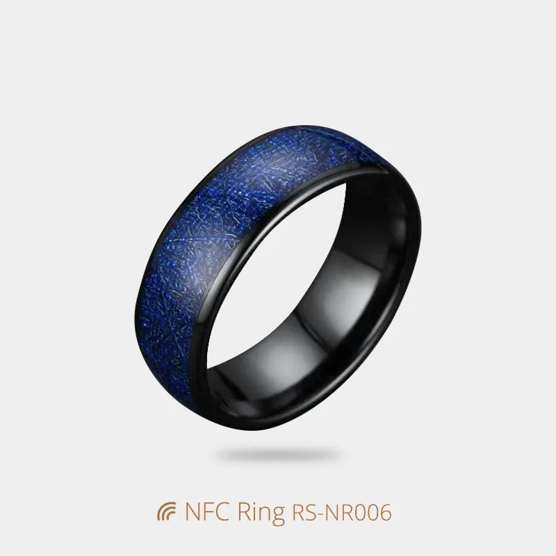 Factory Price NTAG213 Chip Tag Ceramic NFC Ring for Payments