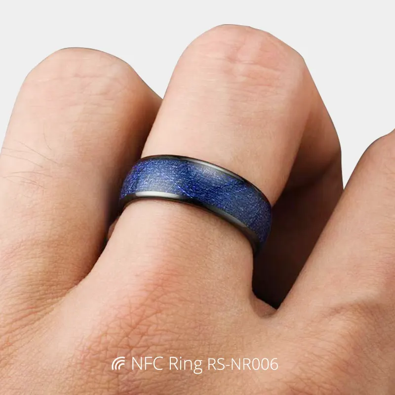 Factory Price NTAG213 Chip Tag Ceramic NFC Ring for Payments