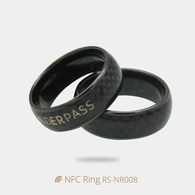 HMY Smart NFC RFID Ring,Door Access Manage NFC Ring for Men and Women Ceramics Wear Ring IC ID Smart Ring Access Card 