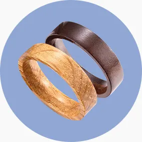 Eco-friendly Wood RFID NFC Ring