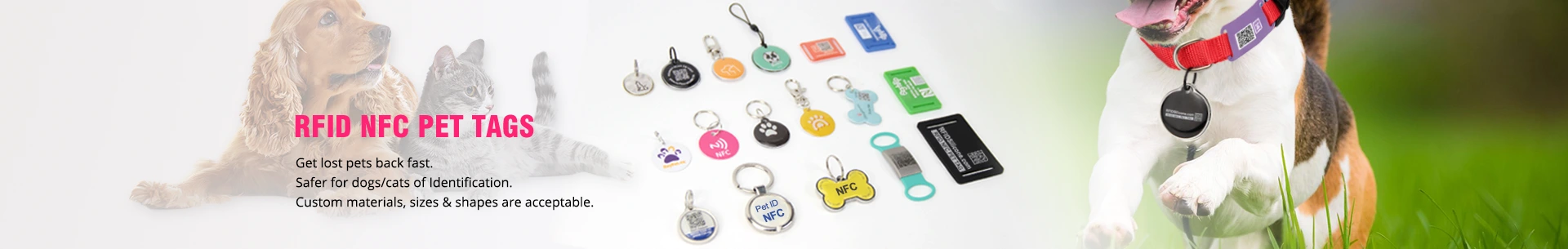 Custom NFC Pet Tags RFID Pet Tag