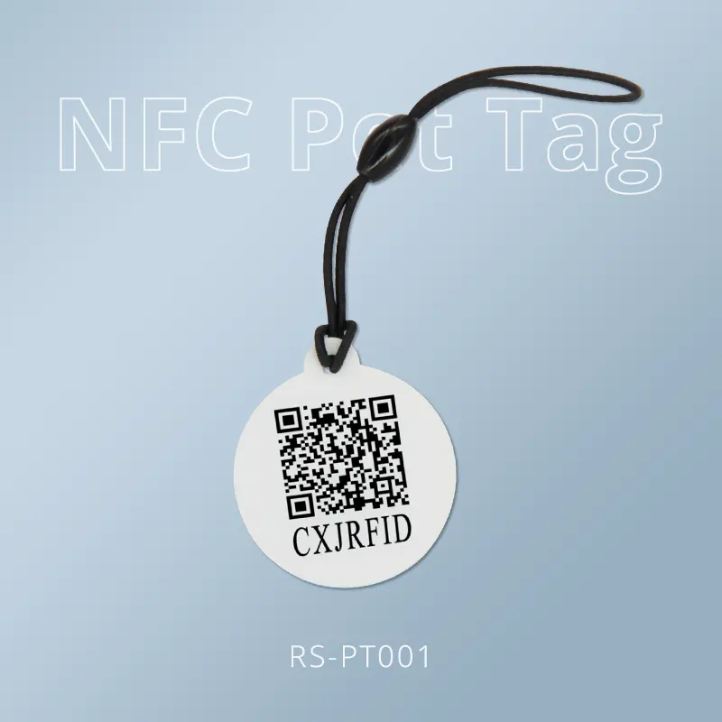 Pet NFC Tags QR Code NFC Identification for Pet Protection