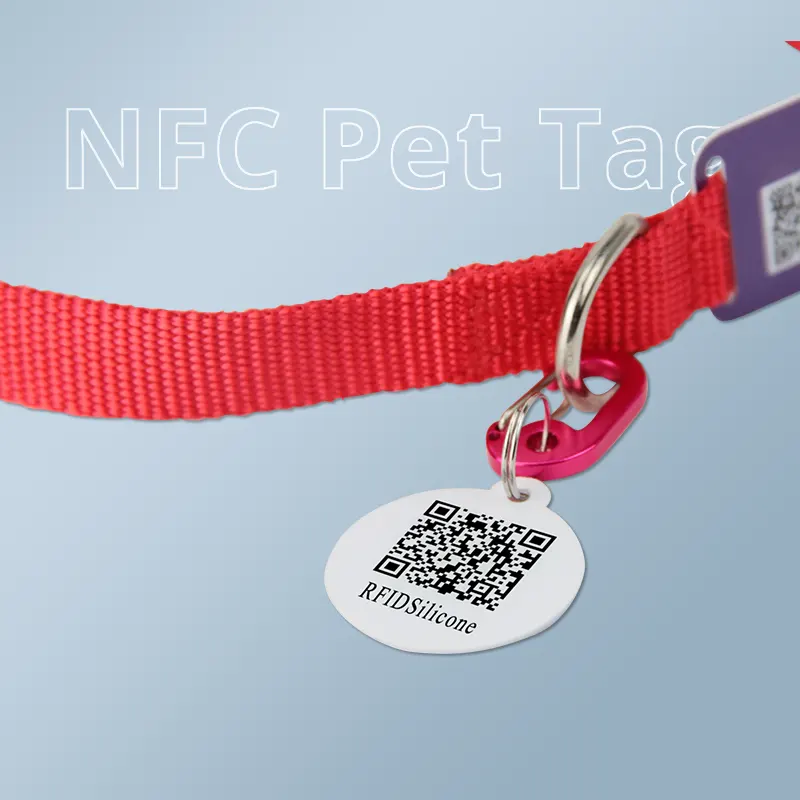 Pet NFC Tags QR Code NFC Identification for Pet Protection