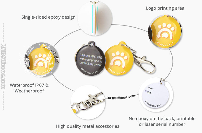 Details of Single-sided Epoxy NTAG213 NFC Tag RS-PT006 - RFIDSilicone