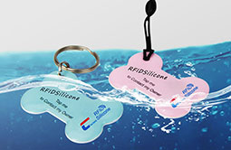 Waterproof Bone Shaped Double Sided Epoxy NFC Pet Tag