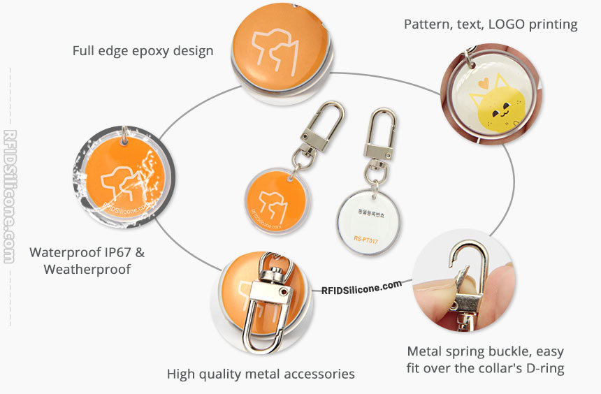 Details of Full Epoxy RFID Pet Tag NTAG213 NFC Tags RS-PT017