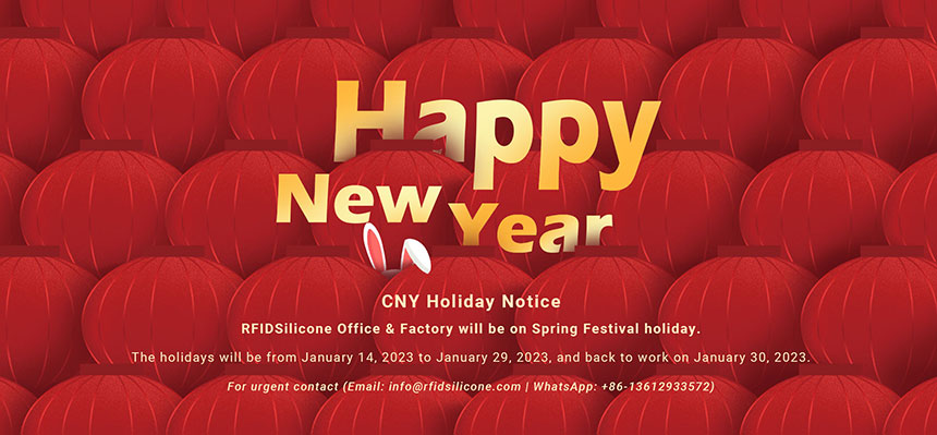 RFIDSilicone Wish You A Happy New Year
