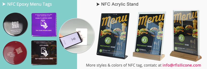 CXJ NFC Menu Stands