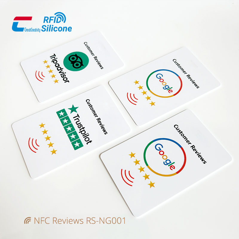 NFC Review Card NTAG213 Google Review Cards & Tags