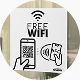 WiFi NFC Tag Sticker for WiFi Sharing