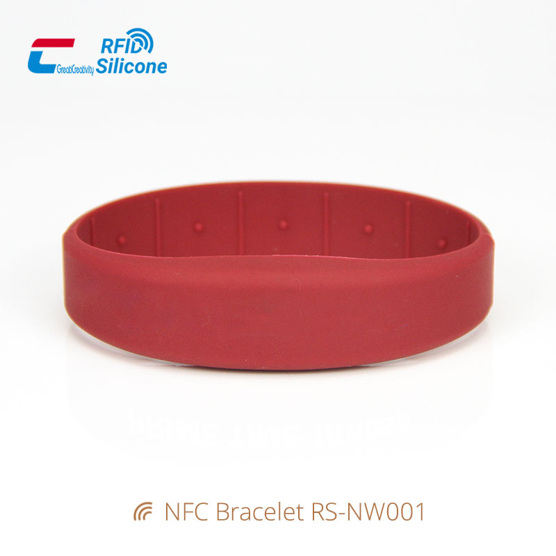 Custom NFC Wristband Digital NTAG213 Silicone Bracelets