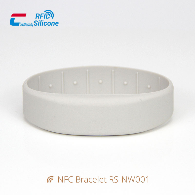 Custom NFC Wristband Digital NTAG213 Silicone Bracelets