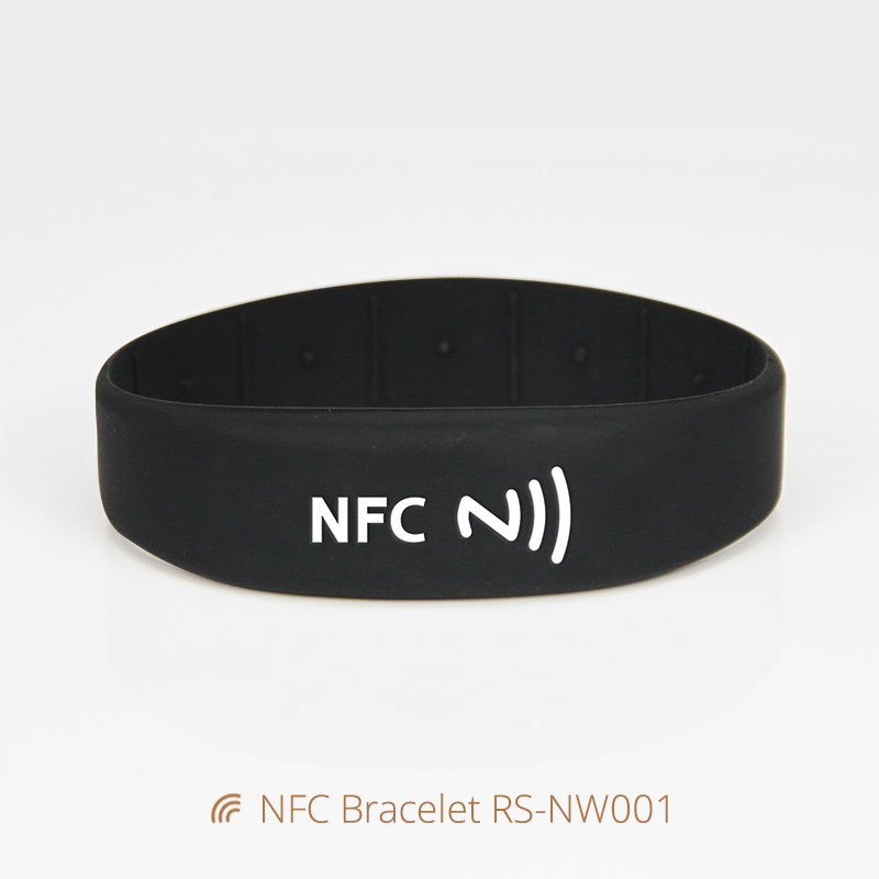 Custom NFC Wristband Digital NTAG213 Silicone Bracelets