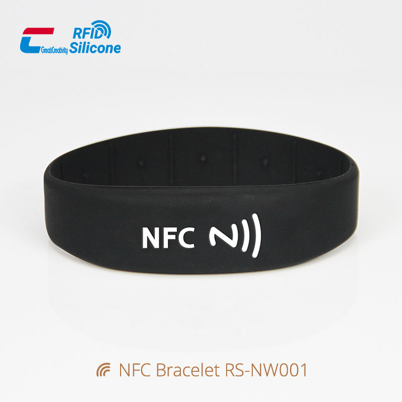 Custom NFC Wristband Digital NTAG213 Silicone Bracelets