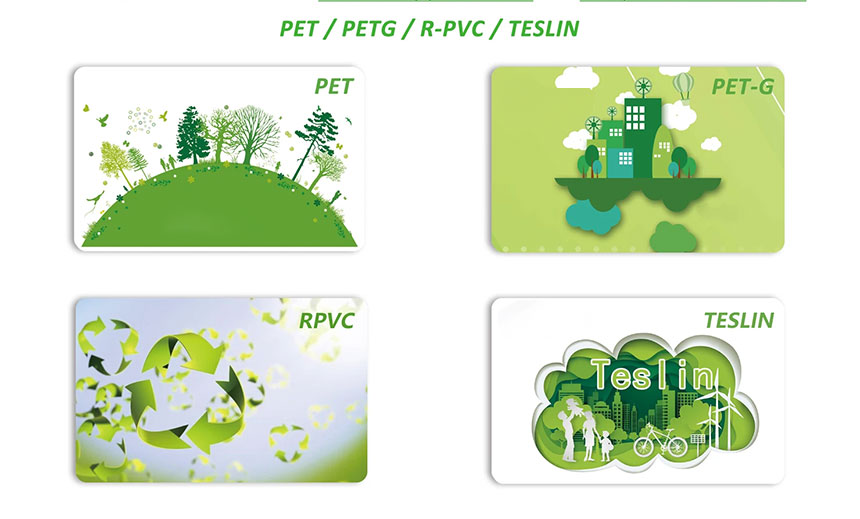 eco-friendly plastic cards
