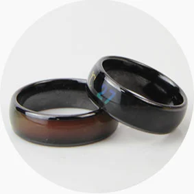 Smart NFC Ring Digital Body Temperature Sensor Rings