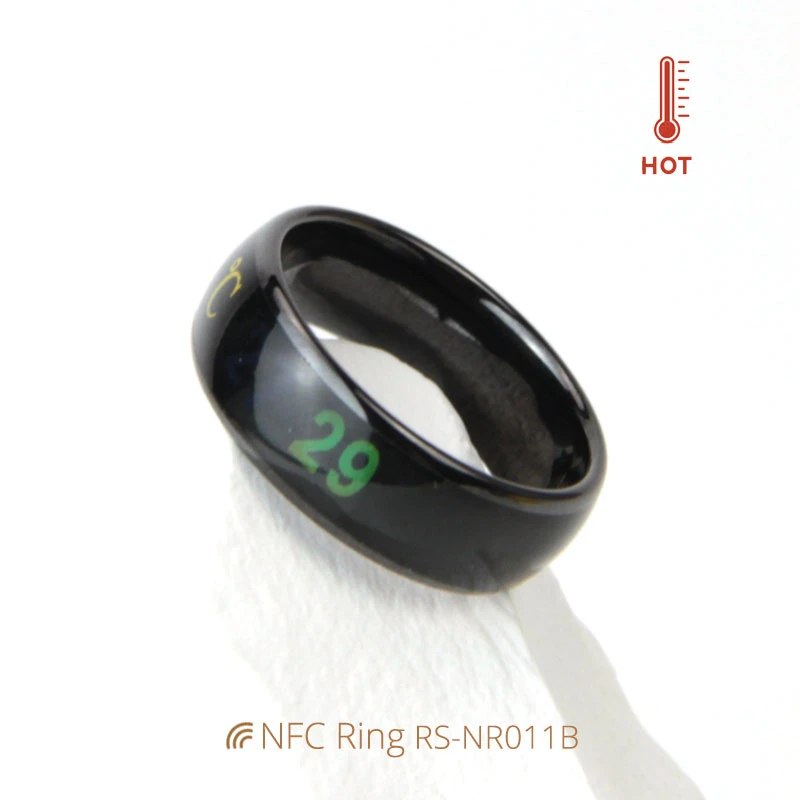 Best NFC Ring Smart Temperature Sensing Ring Display Numbers