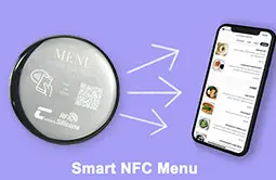 Epoxy Menu NFC tag allows Update the linkmenu any time