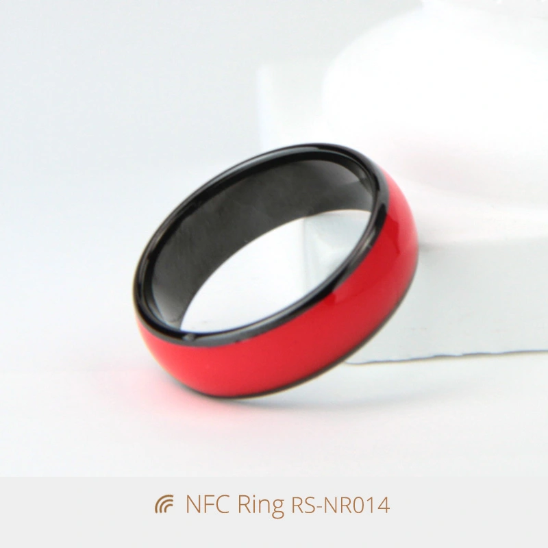 Multicolor Customized Ceramic NFC Tesla Ring with NFC Chip