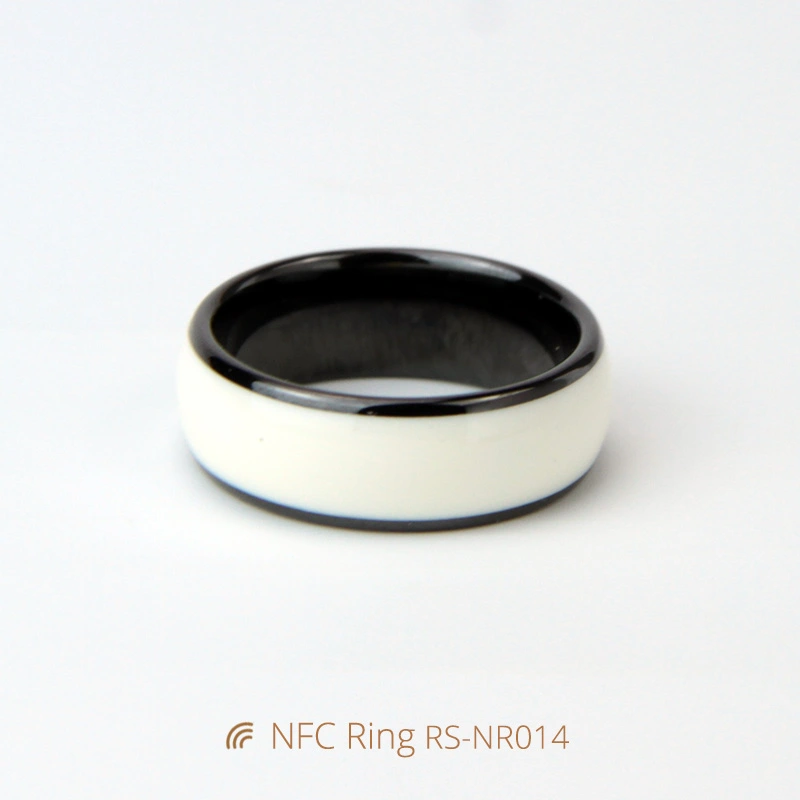 Multicolor Customized Ceramic NFC Tesla Ring with NFC Chip