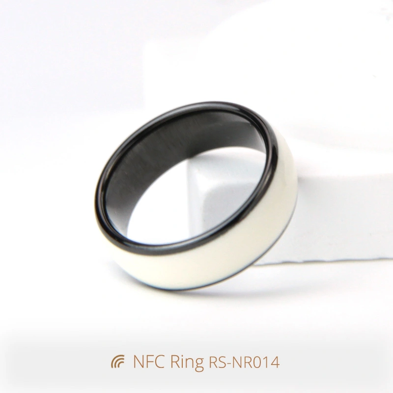 Multicolor Customized Ceramic NFC Tesla Ring with NFC Chip