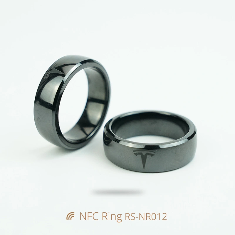 Tesla NFC Ring Wholesale Smart Ceramic NFC Ring Keys