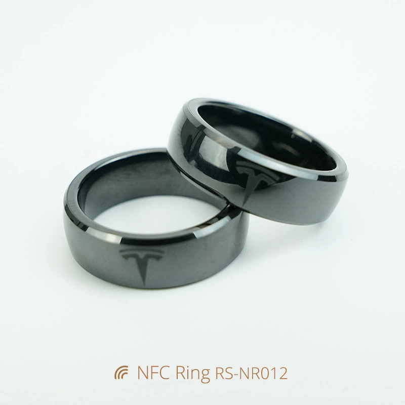 Tesla NFC Ring Wholesale Smart Ceramic NFC Ring Keys