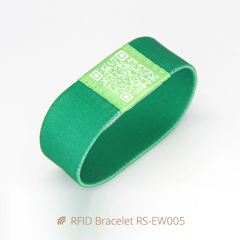 RFID Festival Wristbands Elastic Fabric Wristband Supplier