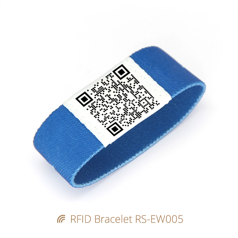 RFID Festival Wristbands Elastic Fabric Wristband Supplier