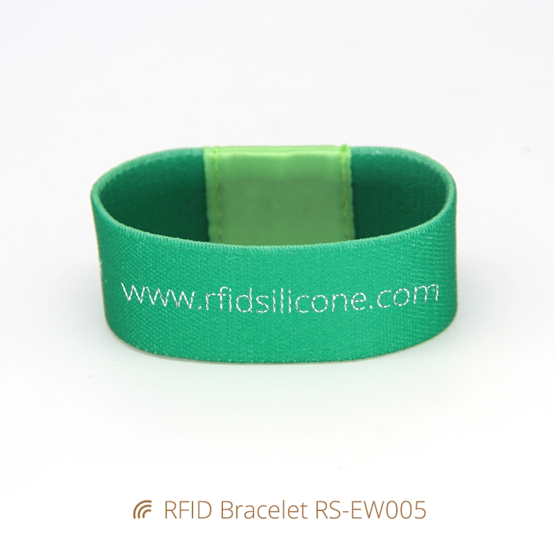 RFID Festival Wristbands Elastic Fabric Wristband Supplier
