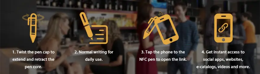 How to use NFC pen