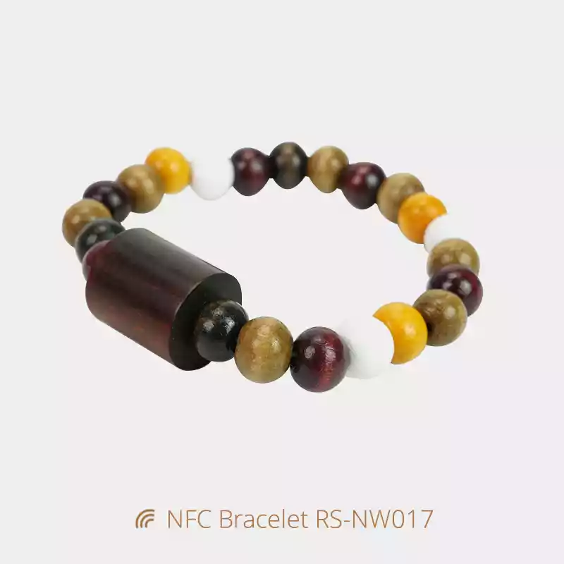 Buy NFC Wristband Wooden Daily Bible NFC Speak Bracelets