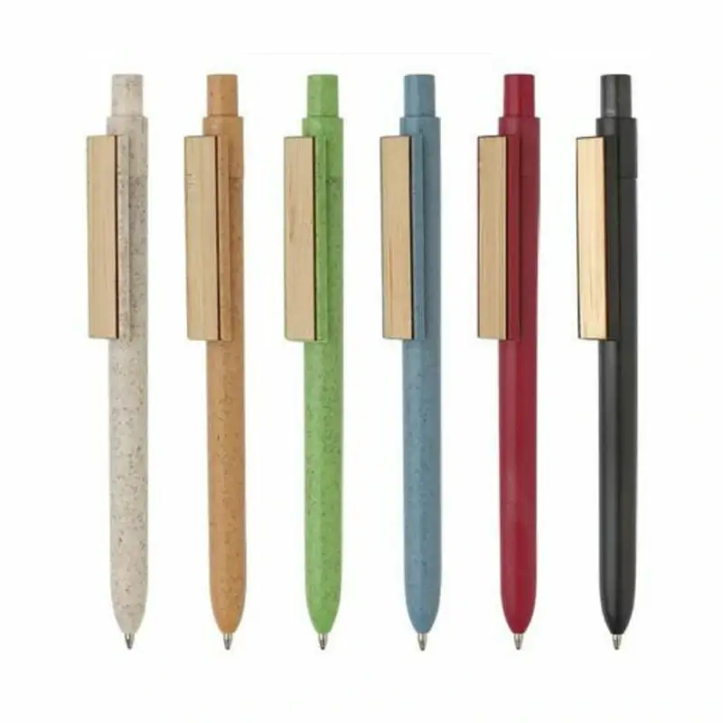 Custom Smart NFC Pen NTAG213 Wheat Straw NFC Ball Pen