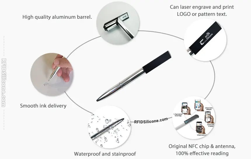 Product Details NFC Aluminum Ballpoint Pen RS-NP004