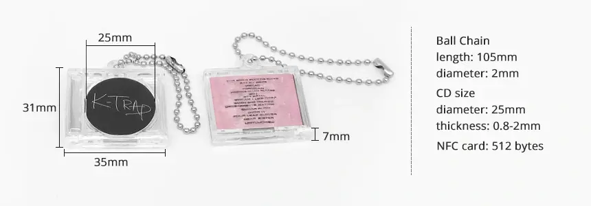 size of nfc mini tag rs-ncd01