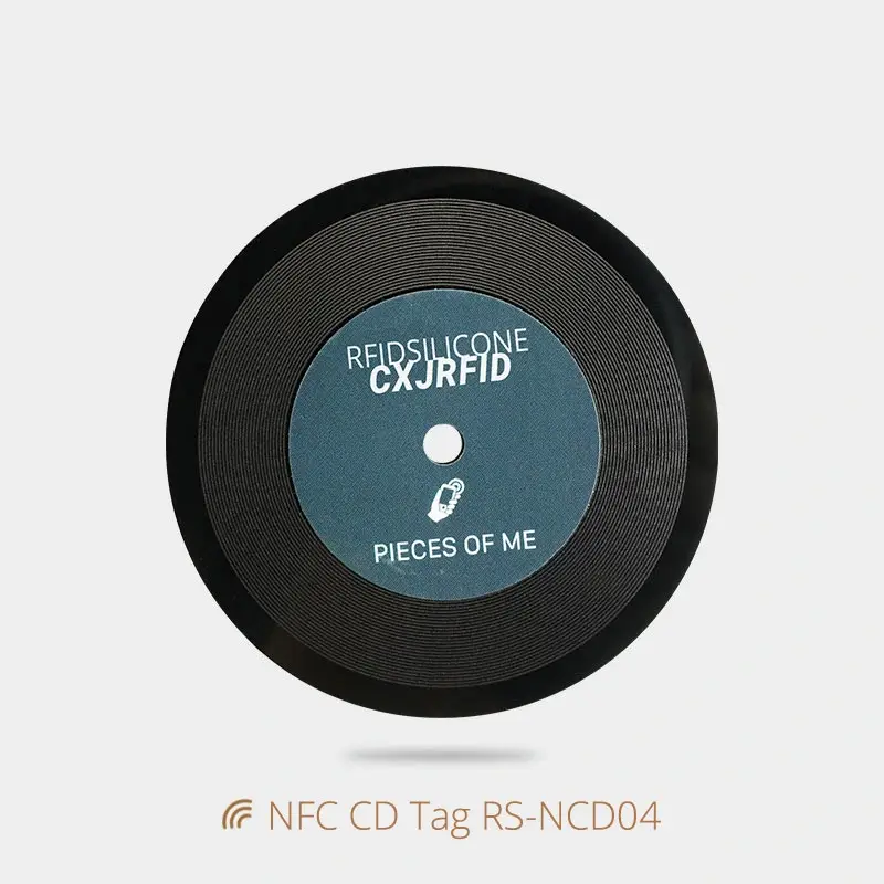 Dia80mm Acrylic NFC Disc Vinyl Records NFC Music Card