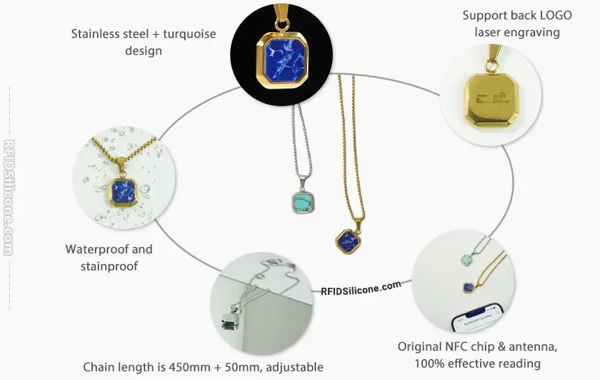 Product Details CXJ NFC Necklace RS-NN002