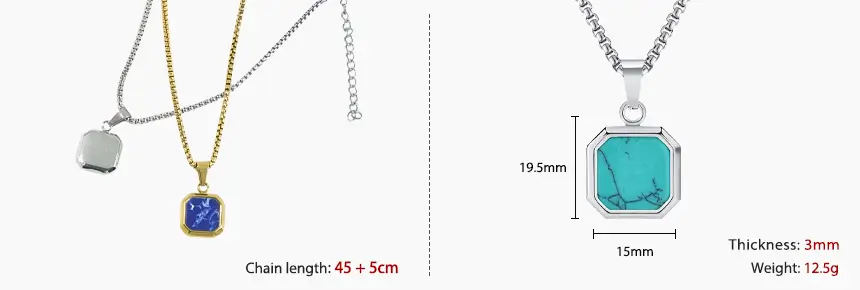 Size-NFC Necklace-RS-NN003