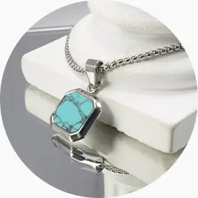 NFC Pendant Necklaces Gold/Silver Chain