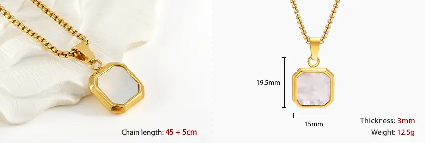 Size-NFC Jewelry Necklace-RS-NN004