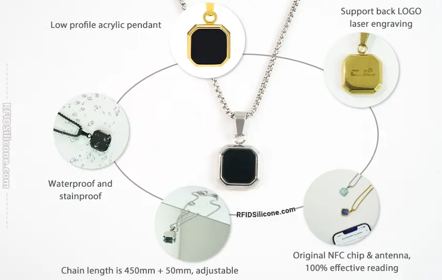 Product Details CXJ NFC Jewelry Necklace RS-NN005