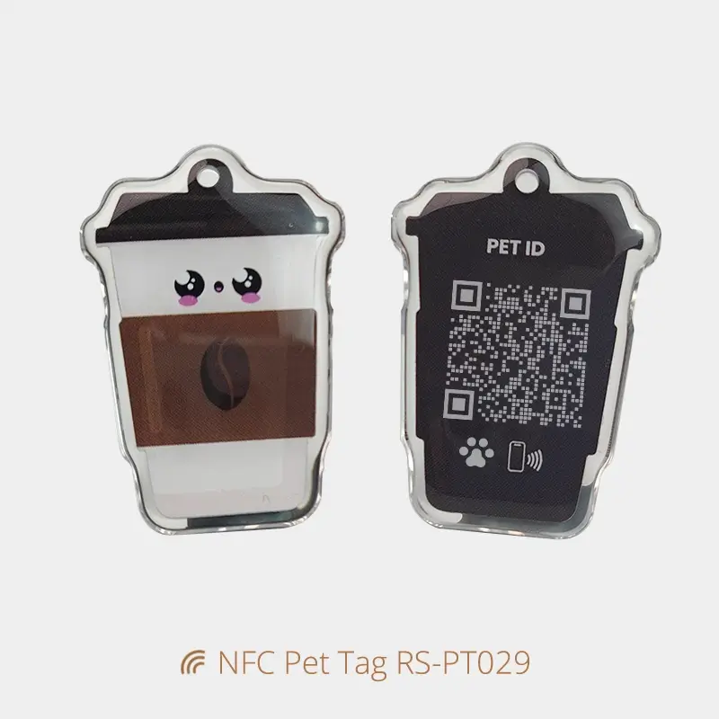 Epoxy Personalized Pet Tags Irregular Shape