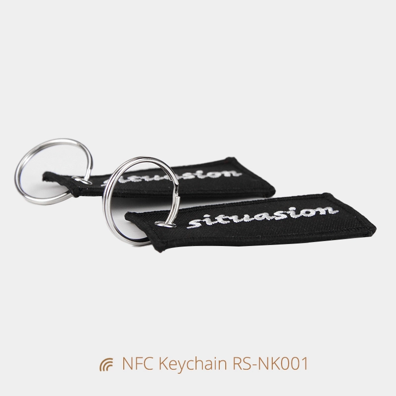 NFC Fabric Keychains Wholesale Tap to Connect Instantly