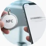 the nfc keychain for social share instantly