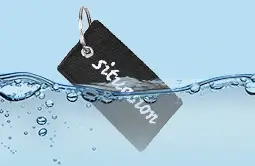 the nfc chip in the  fabric keychains can still be used after soaking in water