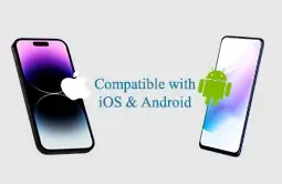 the nfc keychain is compatible with ios & android