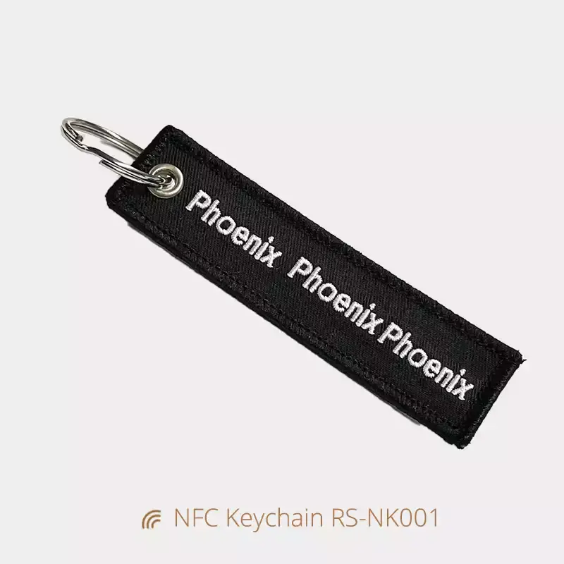 NFC Fabric Keychains Wholesale Tap to Connect Instantly