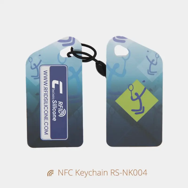 Custom NFC Keychain Tap for Hotel Access Control