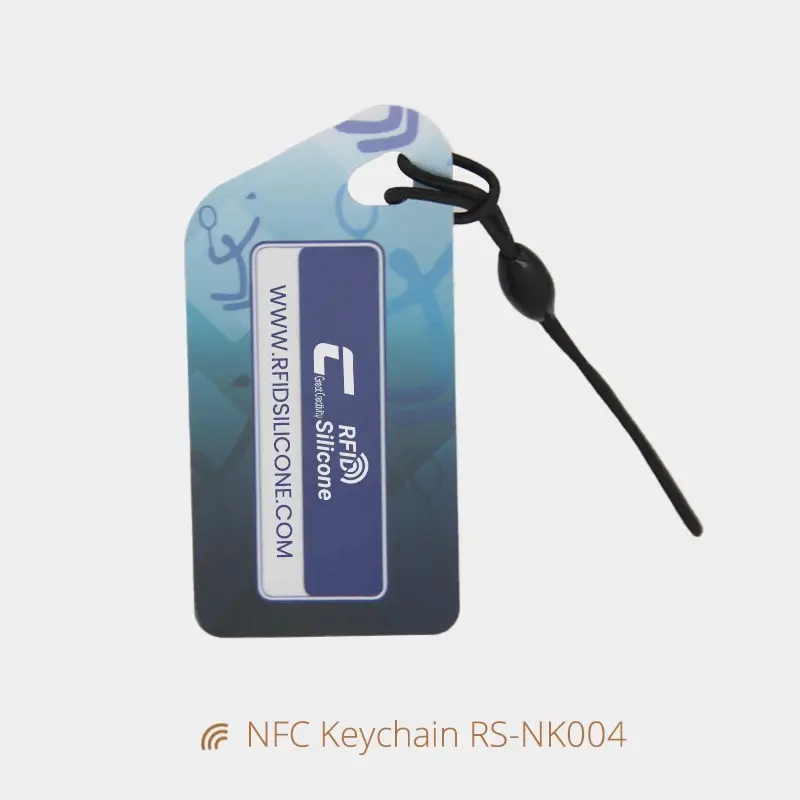 Custom NFC Keychain Tap for Hotel Access Control