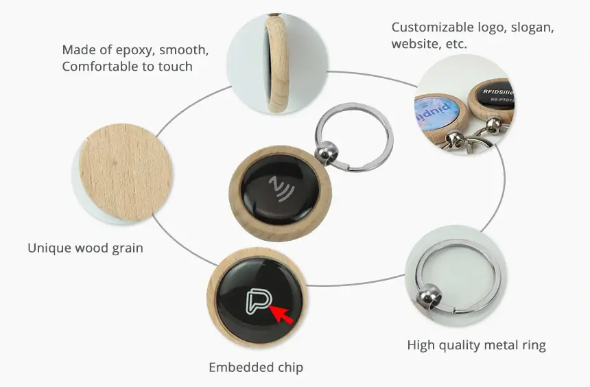 details of keychain nfc rs-nk007